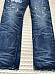 Polo Ralph Lauren Varick Slim Straight Paisley Patchwork Ripped Blue Jeans 34x34