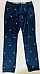 Ralph Lauren Stretched Slim Fit Chino Twill Blue Jeans Anchor Embroidered 34x34