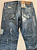 Polo Ralph Lauren Mens Varick Slim Straight Distress Patchwork Jeans 33x34 NEW