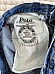 Polo Ralph Lauren Varick Slim Straight Desert Patchwork Ripped Blue Jeans 34x34