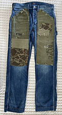 Polo Ralph Lauren 180/82A Camo Patchwork Jeans Size 32x34