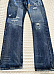 Polo Ralph Lauren Mens Varick Slim Straight Distress Patchwork Jeans 34x34