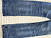 Polo Ralph Lauren Varick Slim Straight Patchwork Ripped Blue Jeans Mens 34x34