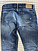 Ralph Lauren  Varick Slim Straight Distress Patchwork Paint Splatter Jeans 34x34